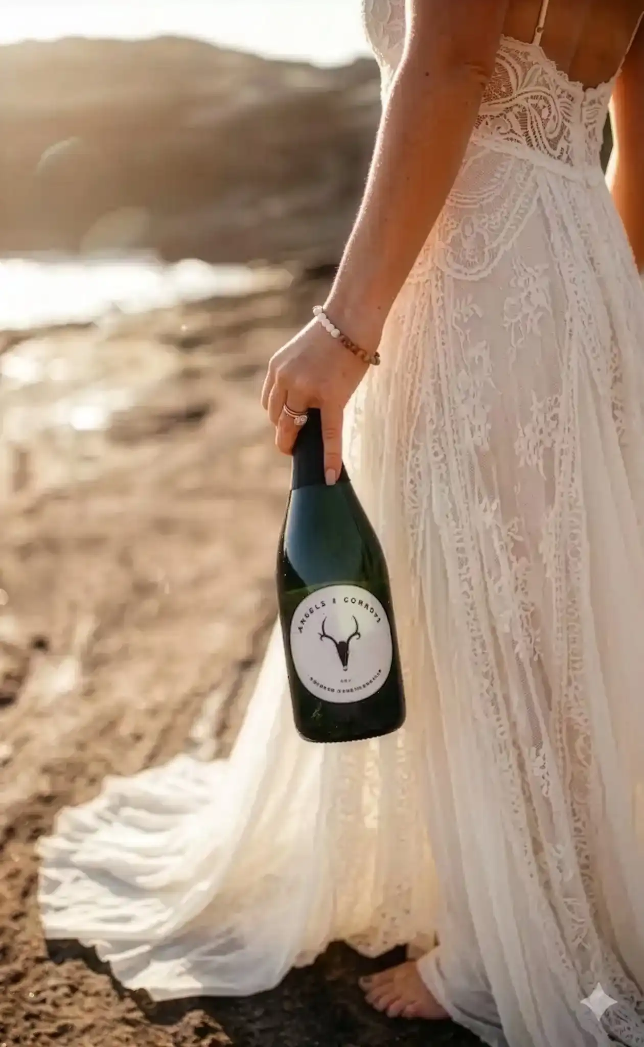 Beach wedding celebration